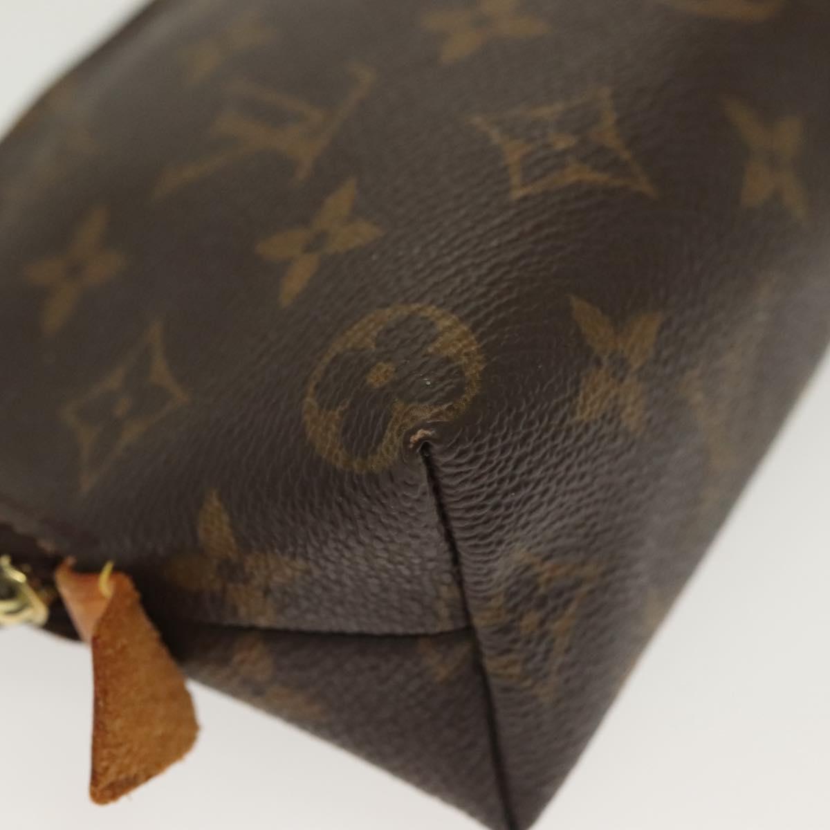 LOUIS VUITTON Monogram Pochette Cosmetic PM Pouch M43998 LV Auth 136628