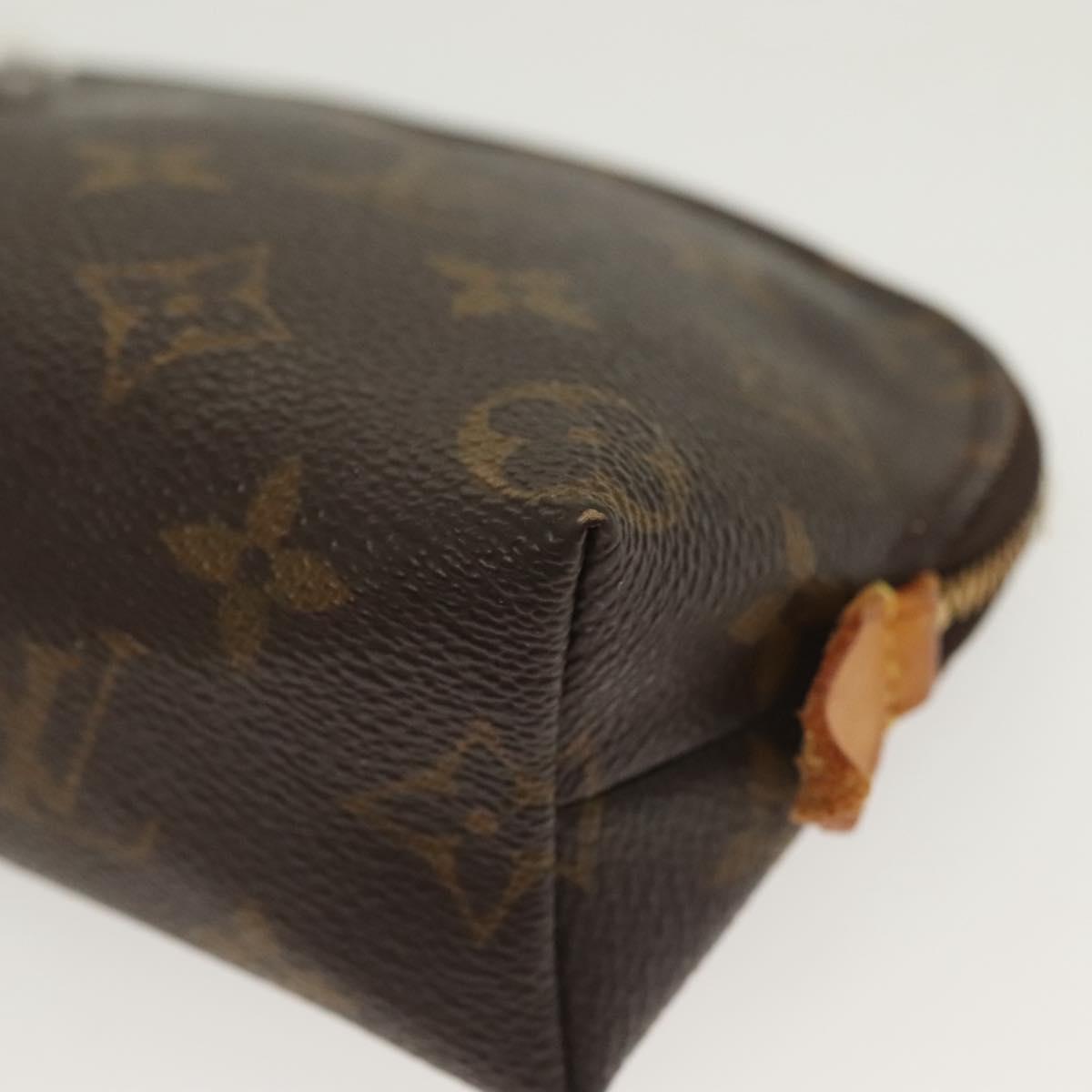 LOUIS VUITTON Monogram Pochette Cosmetic PM Pouch M43998 LV Auth 136628