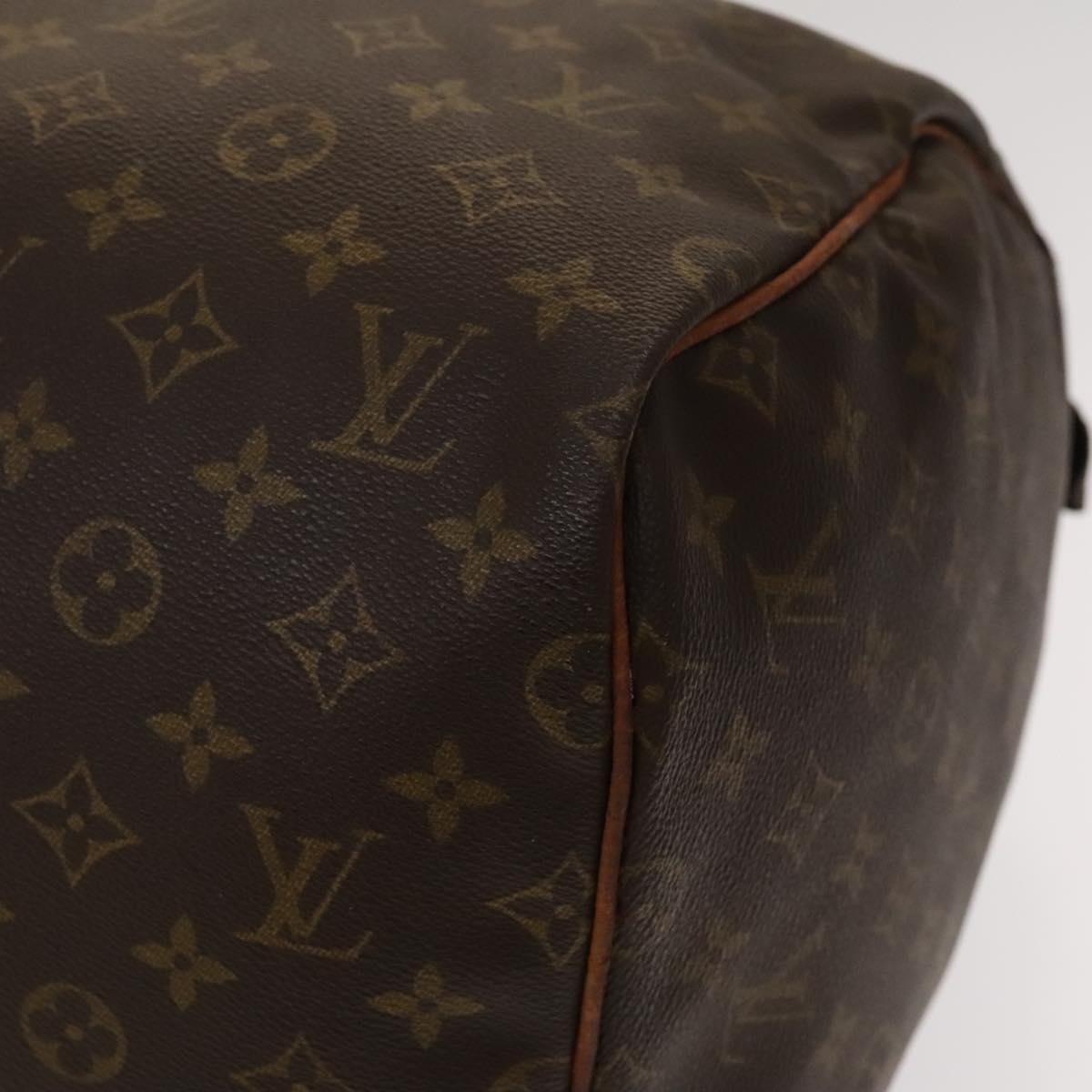 LOUIS VUITTON Monogram Keepall 55 Boston Bag M41424 LV Auth 136634
