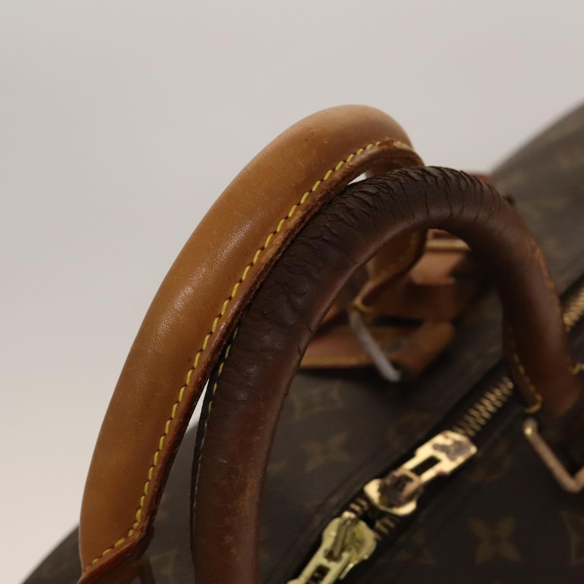 LOUIS VUITTON Monogram Keepall 55 Boston Bag M41424 LV Auth 136634