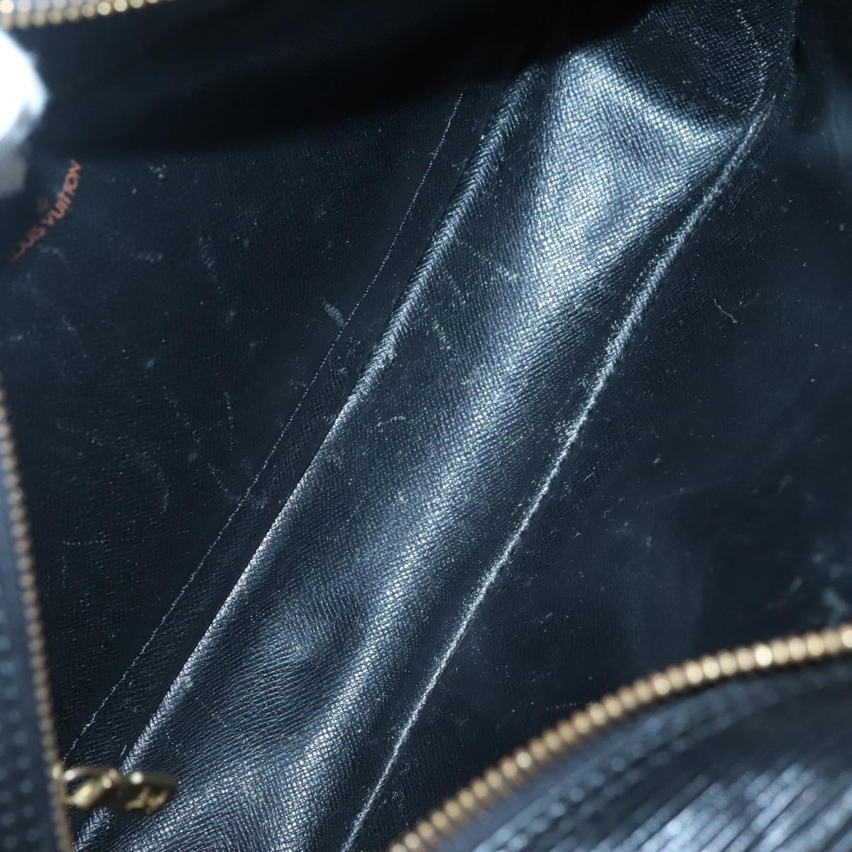 LOUIS VUITTON Epi Trocadero 27 Shoulder Bag Black M52312 LV Auth 136635
