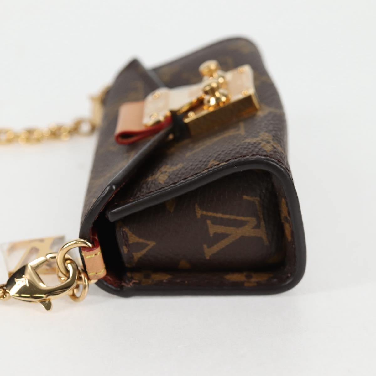 LOUIS VUITTON Monogram Bitsy Pouch M00991 LV Auth 136651SAM