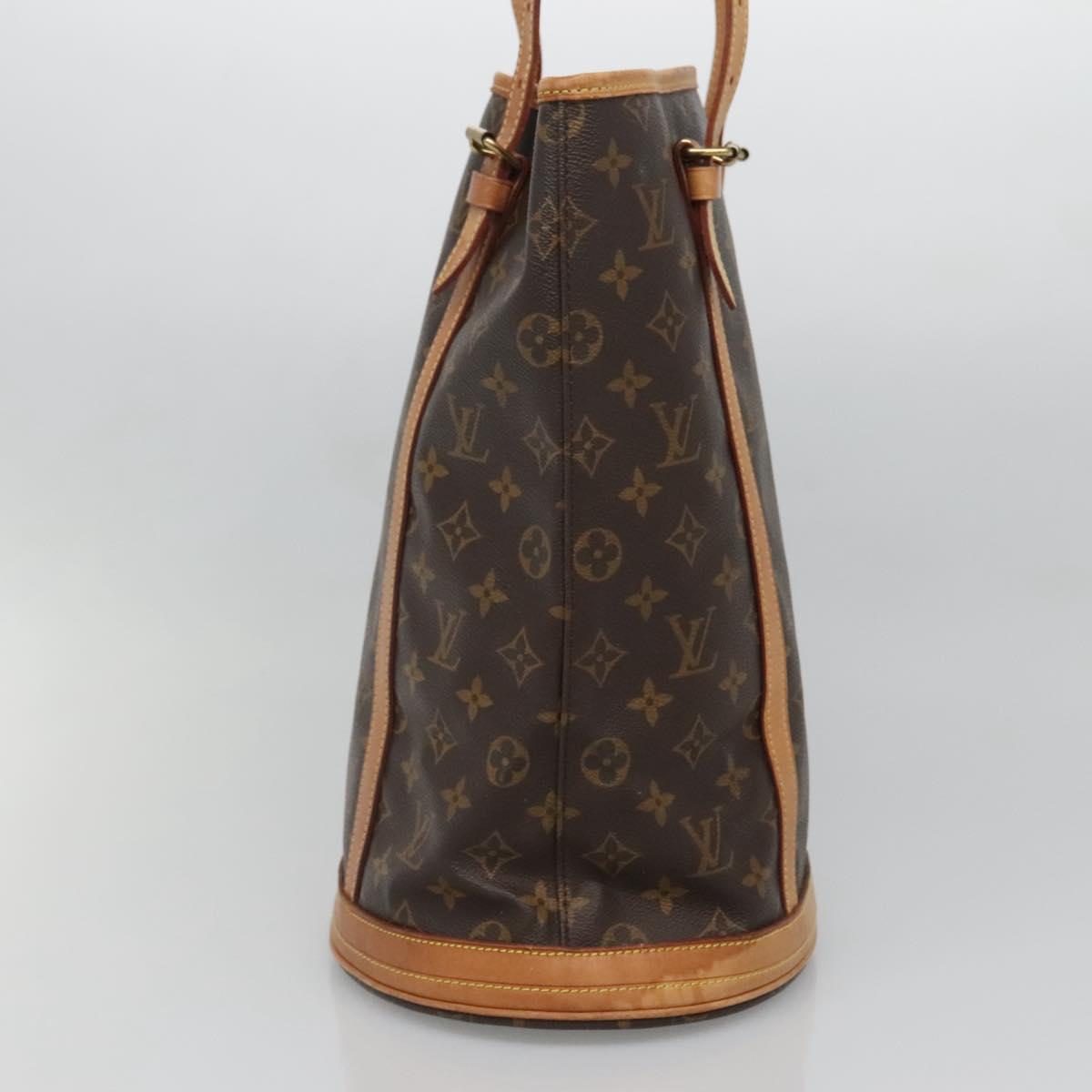 LOUIS VUITTON Monogram Bucket GM Shoulder Bag M42236 LV Auth 136660