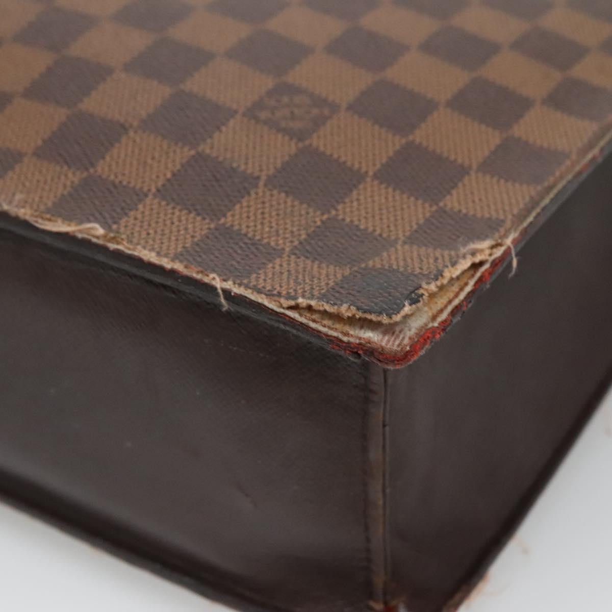 LOUIS VUITTON Damier Ebene Venice GM Hand Bag N51146 LV Auth 136661