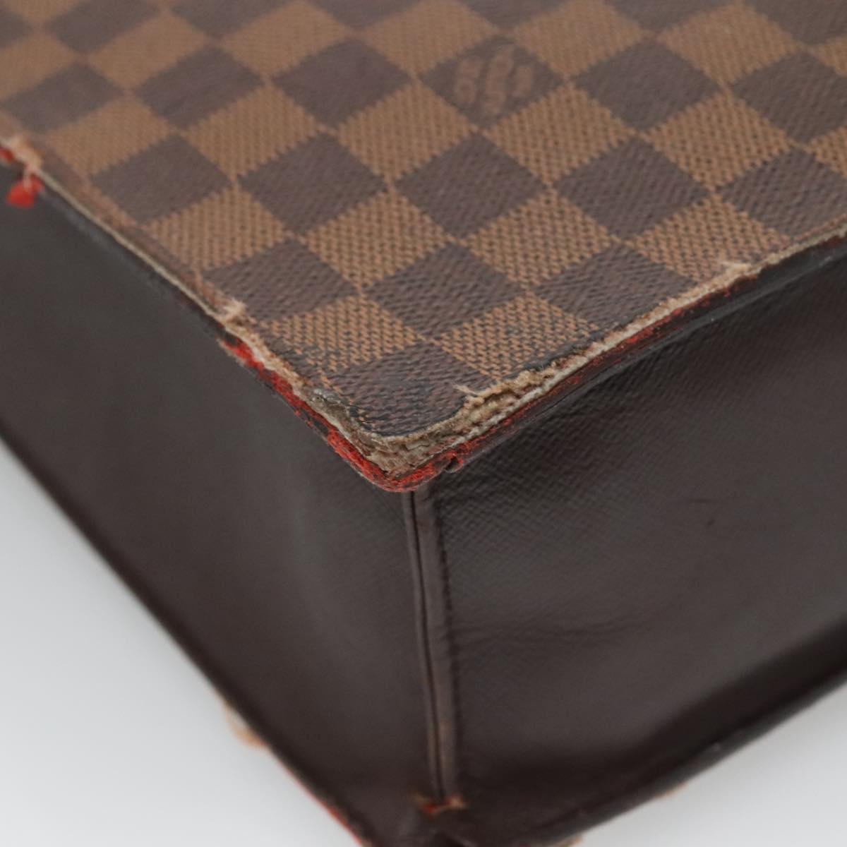 LOUIS VUITTON Damier Ebene Venice GM Hand Bag N51146 LV Auth 136661