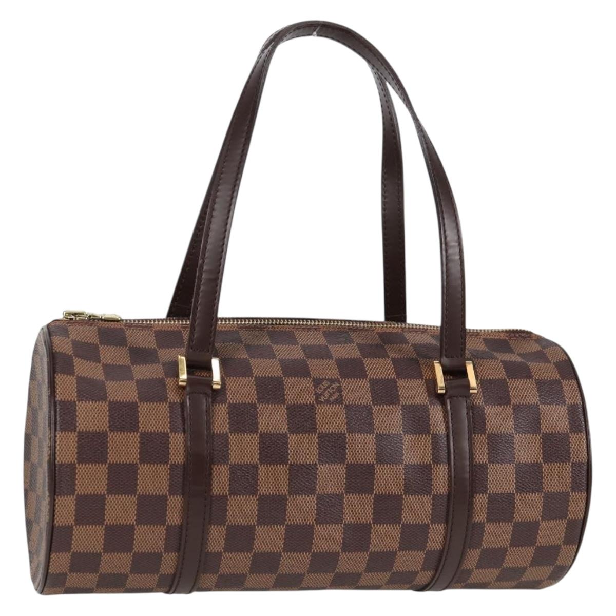 LOUIS VUITTON Damier Ebene Papillon 30 Hand Bag N51303 LV Auth 136684V