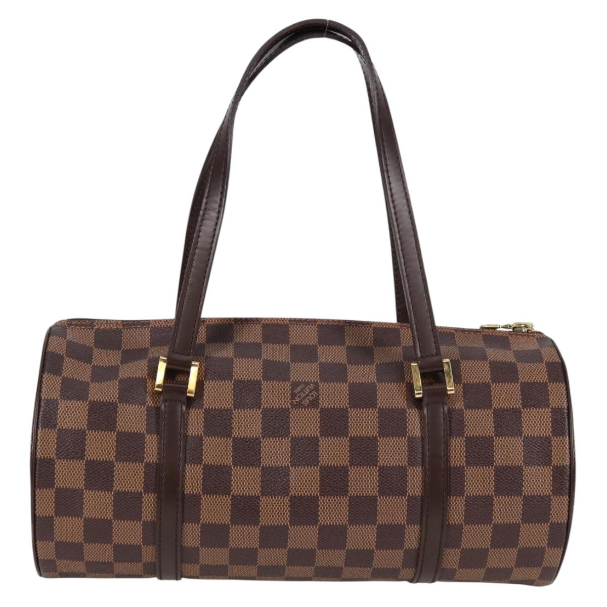 LOUIS VUITTON Damier Ebene Papillon 30 Hand Bag N51303 LV Auth 136684V