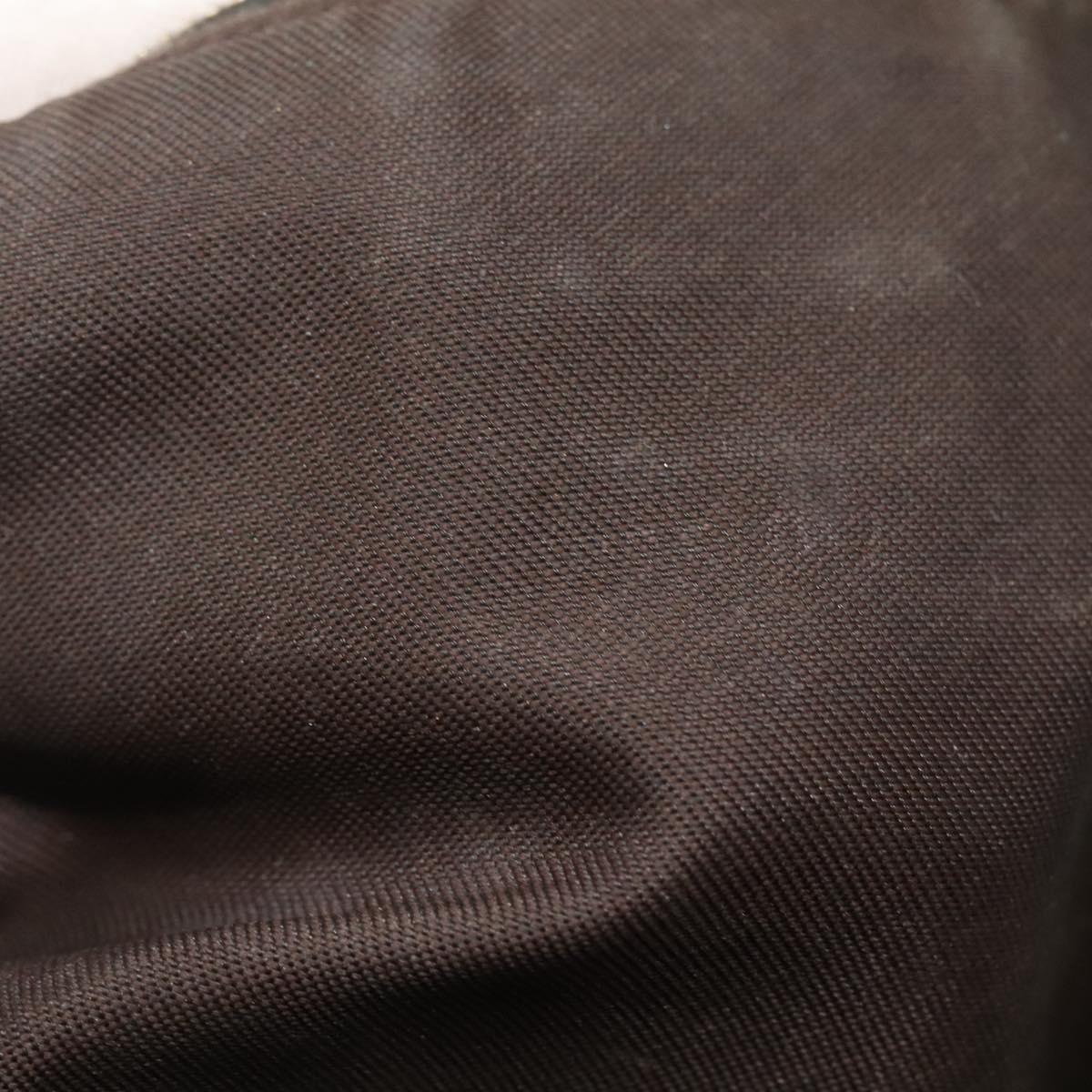FENDI Zucca Canvas Tote Bag Brown Black Auth 136691
