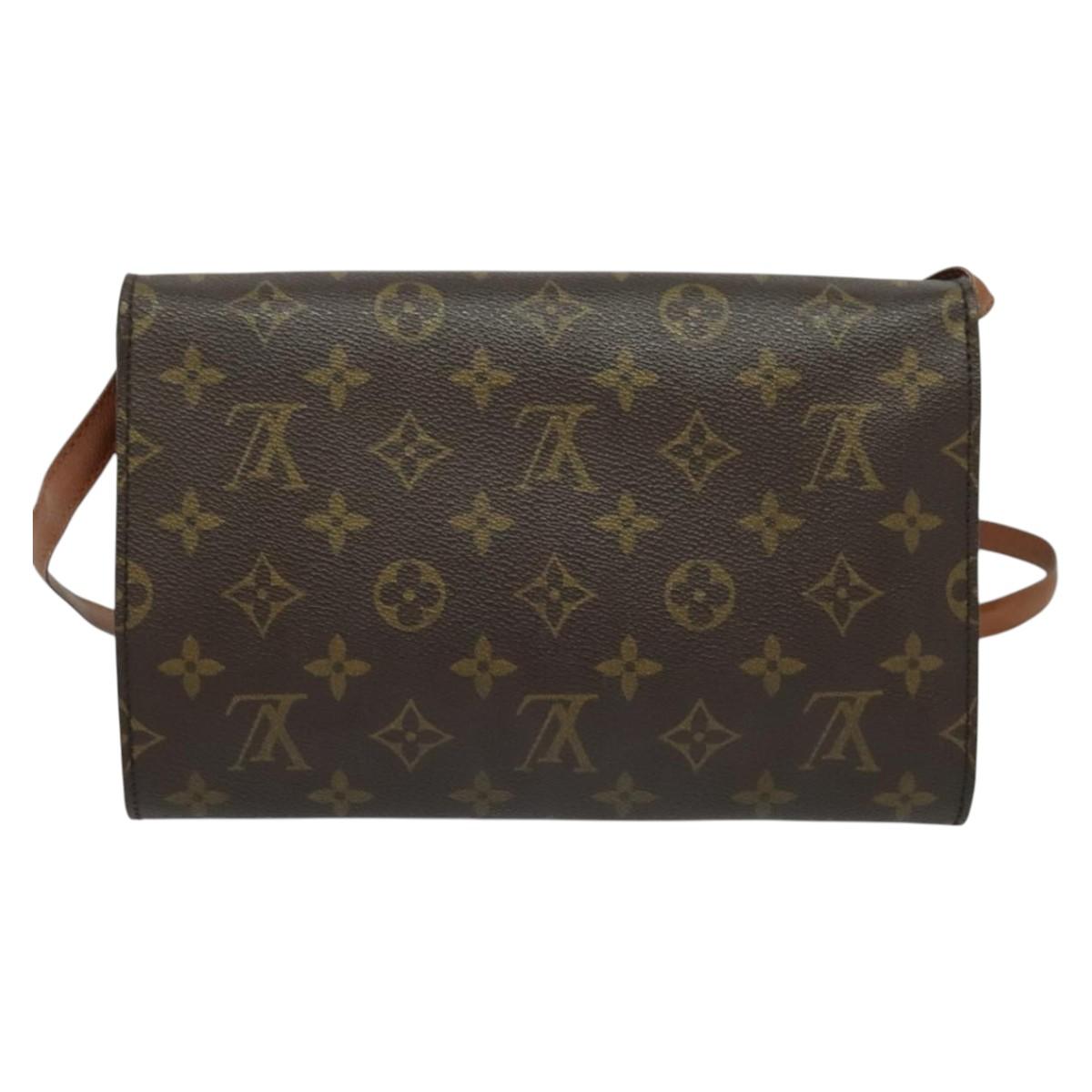 LOUIS VUITTON Monogram Bordeaux 24 Shoulder Bag M51798 LV Auth 136697