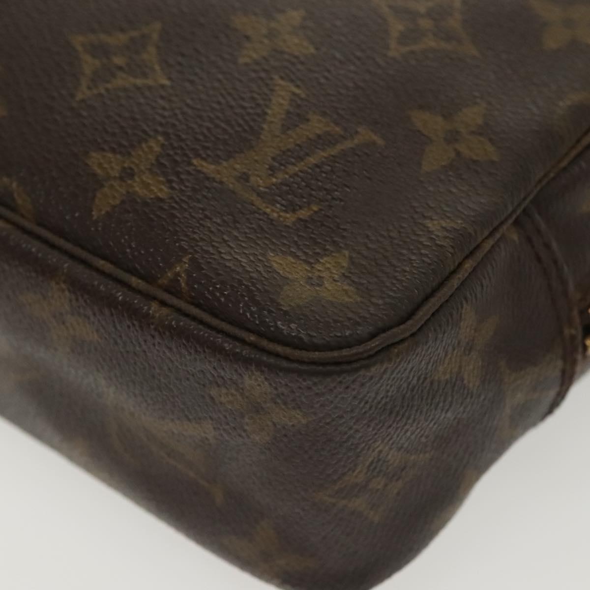 LOUIS VUITTON Monogram Trousse Toilette 23 Clutch Bag M47524 LV Auth 136702