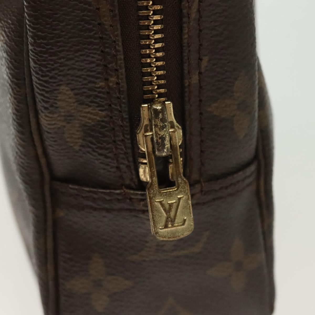 LOUIS VUITTON Monogram Trousse Toilette 23 Clutch Bag M47524 LV Auth 136702