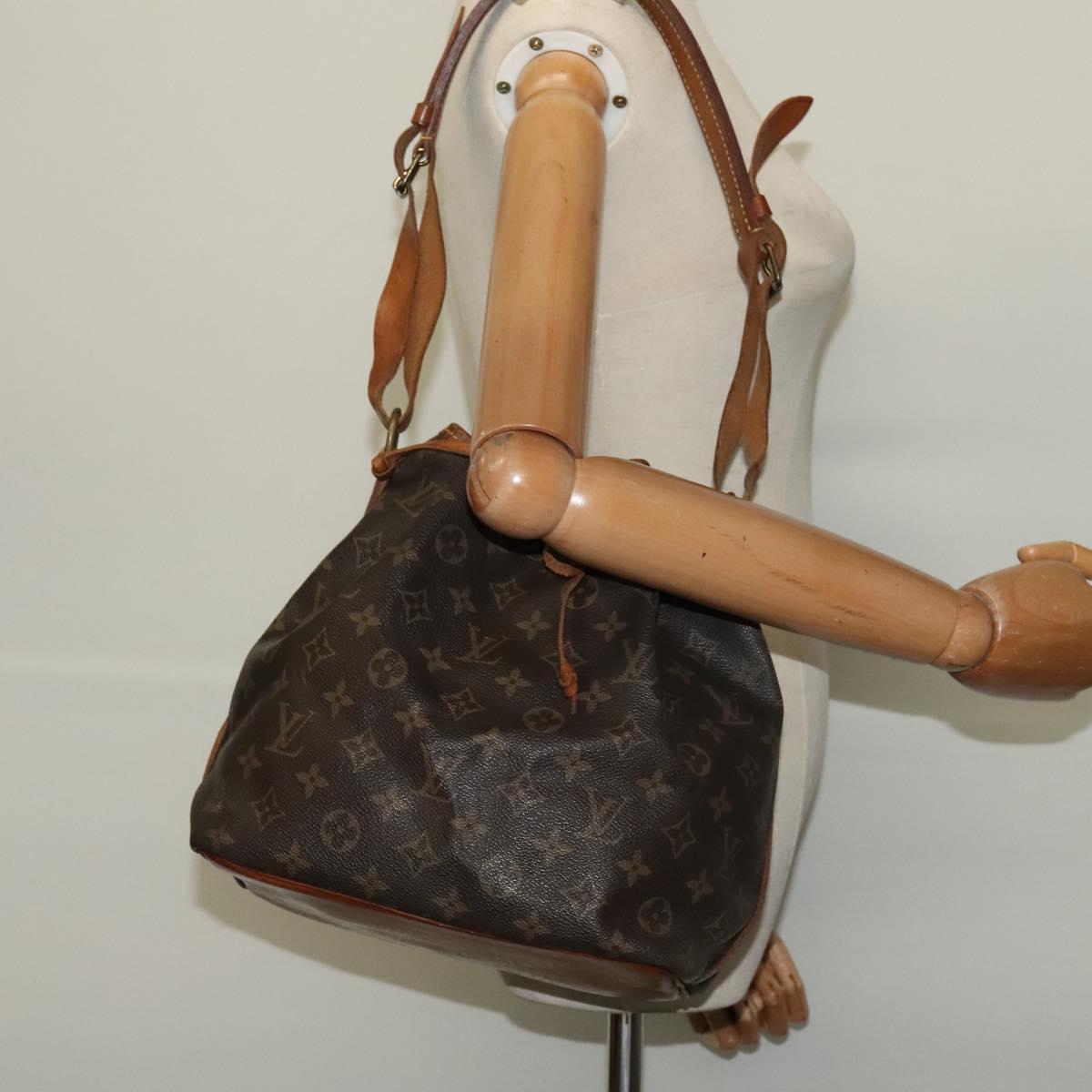 LOUIS VUITTON Monogram Petit Noe Shoulder Bag M42226 LV Auth 136705