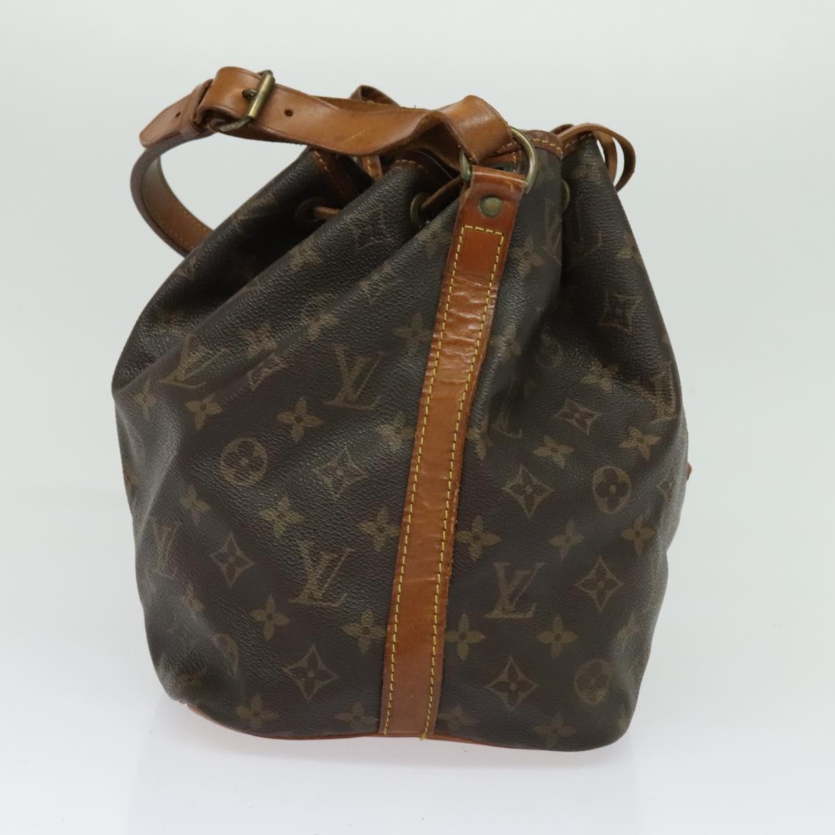 LOUIS VUITTON Monogram Petit Noe Shoulder Bag M42226 LV Auth 136705