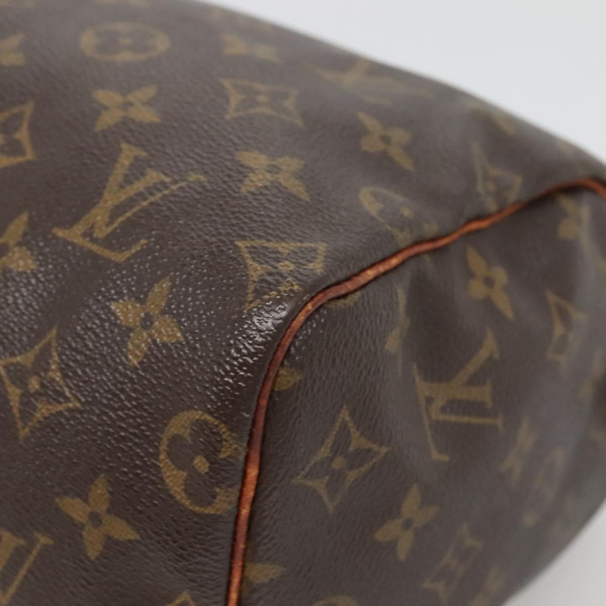LOUIS VUITTON Monogram Speedy 25 Hand Bag M41528 LV Auth 136707