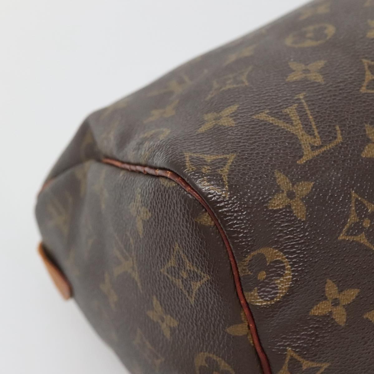 LOUIS VUITTON Monogram Speedy 25 Hand Bag M41528 LV Auth 136707