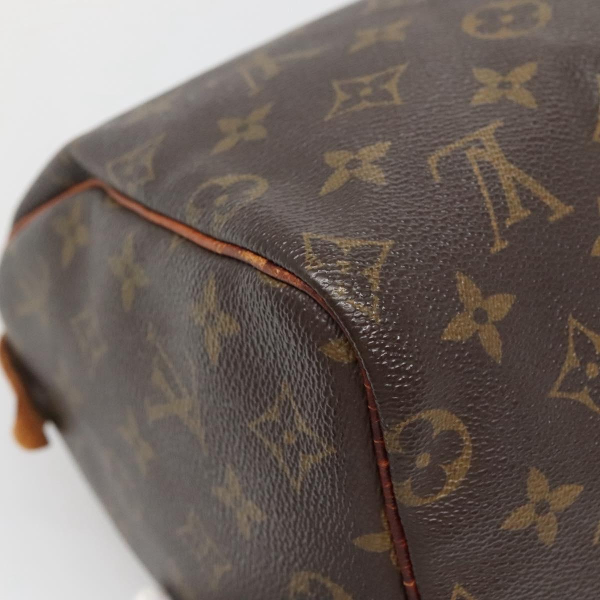 LOUIS VUITTON Monogram Speedy 25 Hand Bag M41528 LV Auth 136707