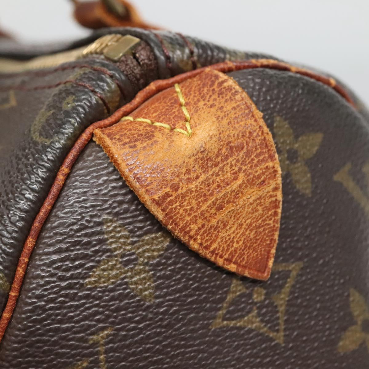 LOUIS VUITTON Monogram Speedy 25 Hand Bag M41528 LV Auth 136707