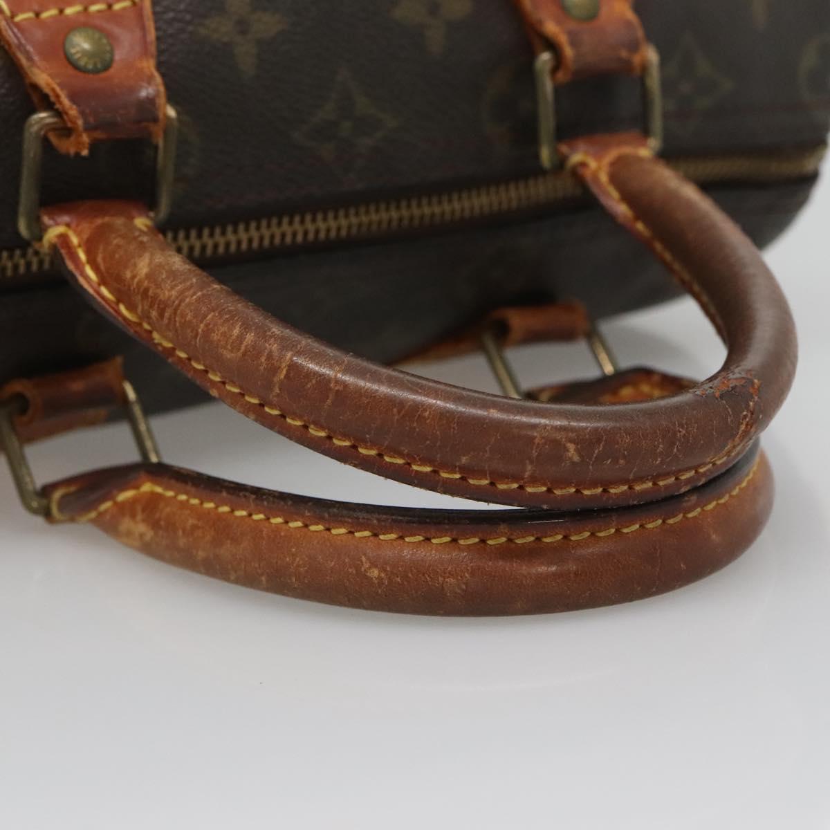LOUIS VUITTON Monogram Speedy 25 Hand Bag M41528 LV Auth 136707