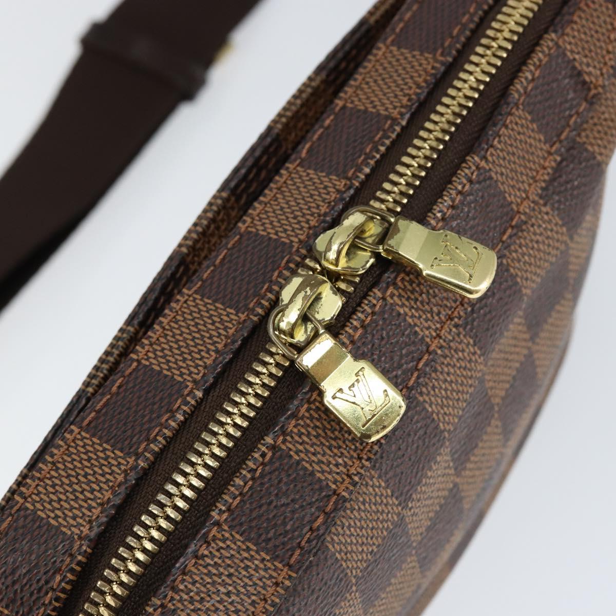 LOUIS VUITTON Damier Ebene Geronimos Shoulder Bag N51994 LV Auth 136720
