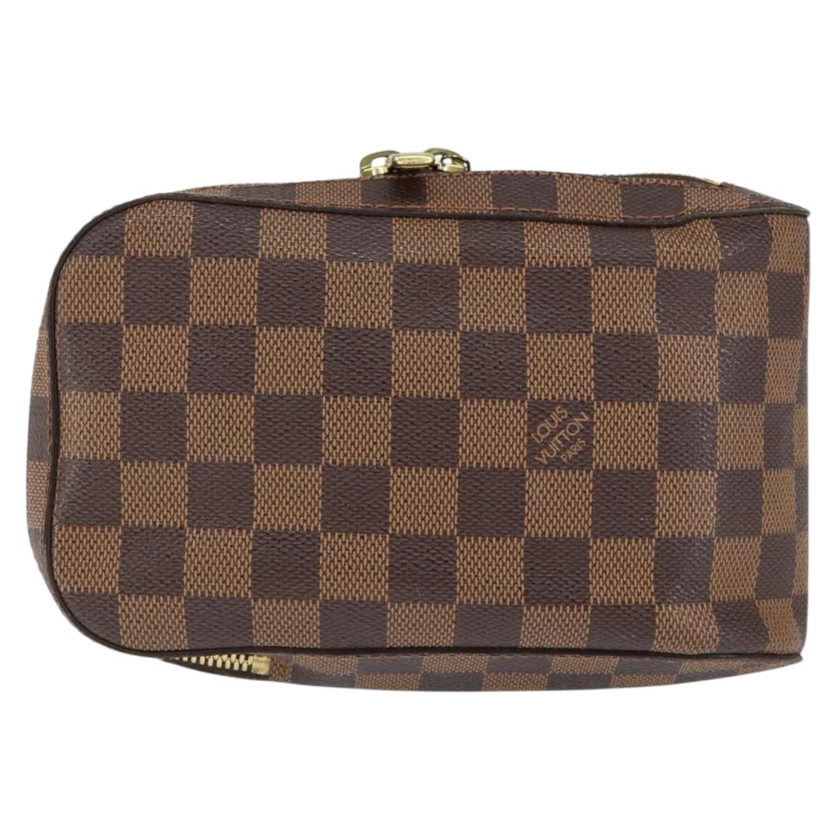 LOUIS VUITTON Damier Ebene Geronimos Shoulder Bag N51994 LV Auth 136720