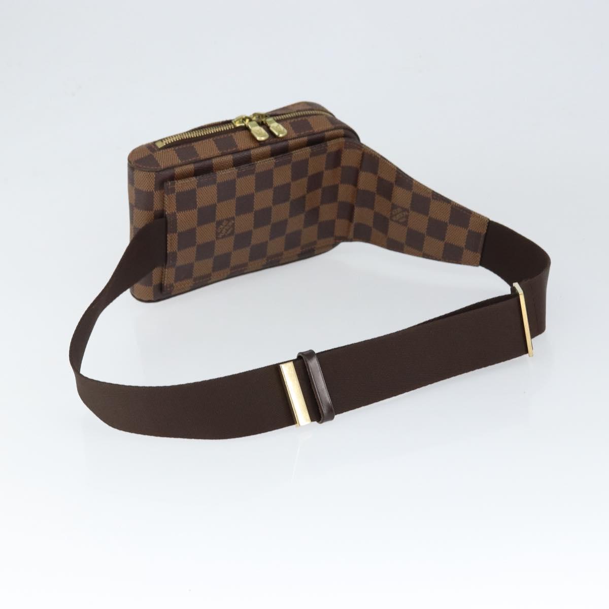 LOUIS VUITTON Damier Ebene Geronimos Shoulder Bag N51994 LV Auth 136720
