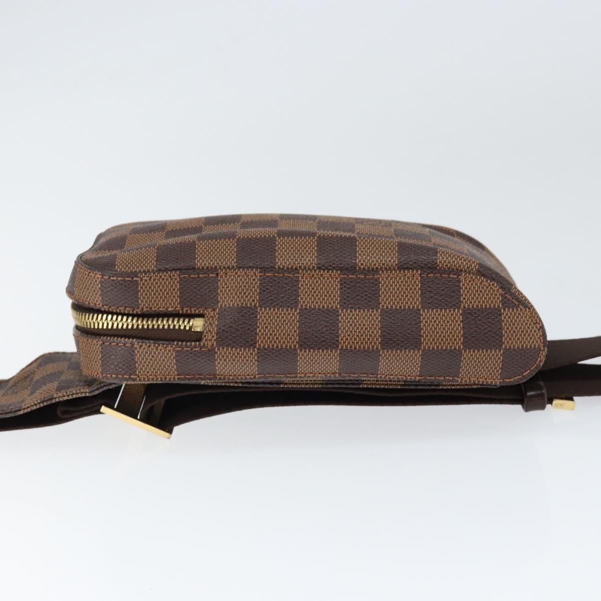 LOUIS VUITTON Damier Ebene Geronimos Shoulder Bag N51994 LV Auth 136720