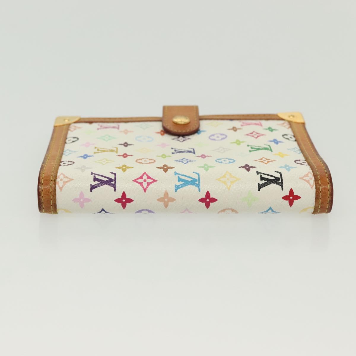 LOUIS VUITTON Multicolor Agenda PM Day Planner Cover White R21074 Auth 136738