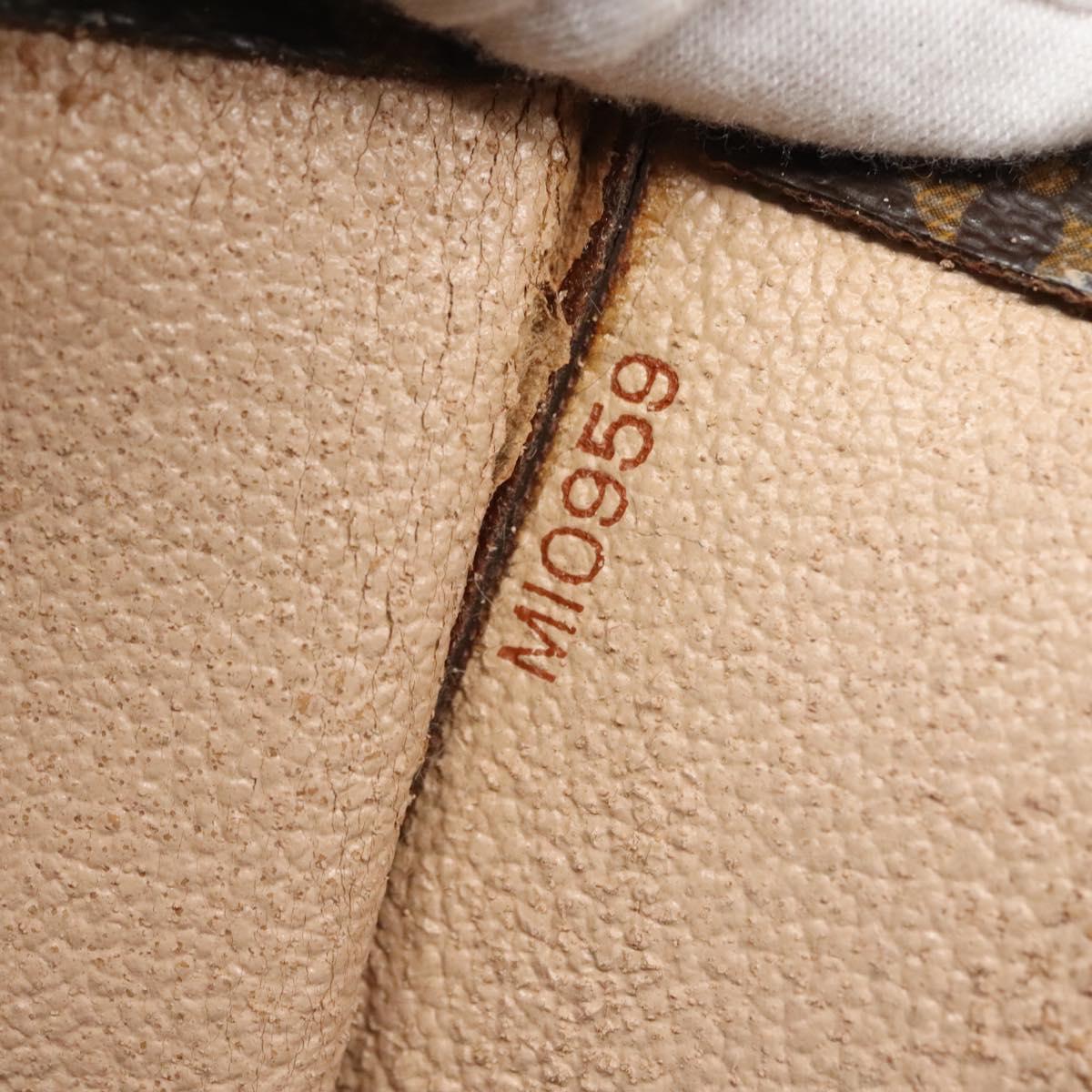 LOUIS VUITTON Monogram Sac Plat Hand Bag M51140 LV Auth 136768