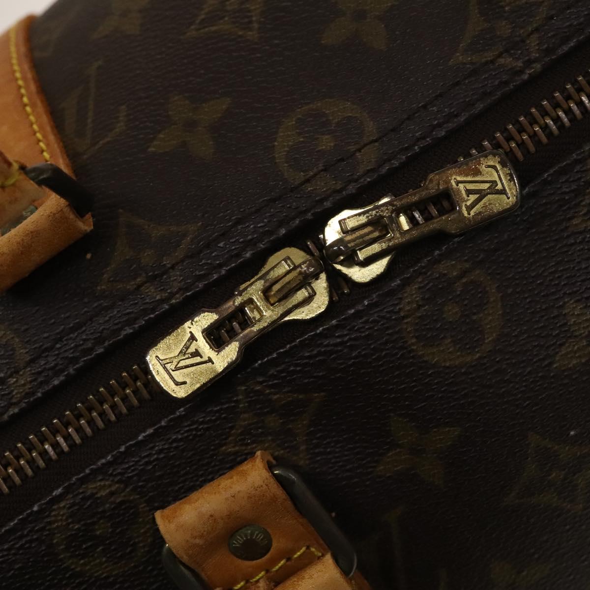 LOUIS VUITTON Monogram Keepall 45 Boston Bag M41428 LV Auth 136777