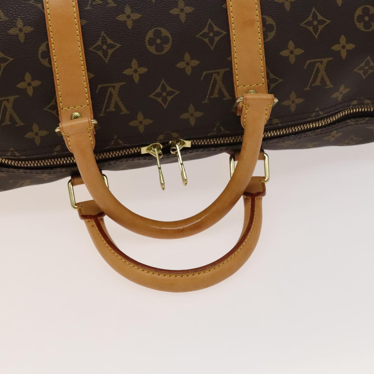 LOUIS VUITTON Monogram Keepall 50 Boston Bag M41426 LV Auth 136779