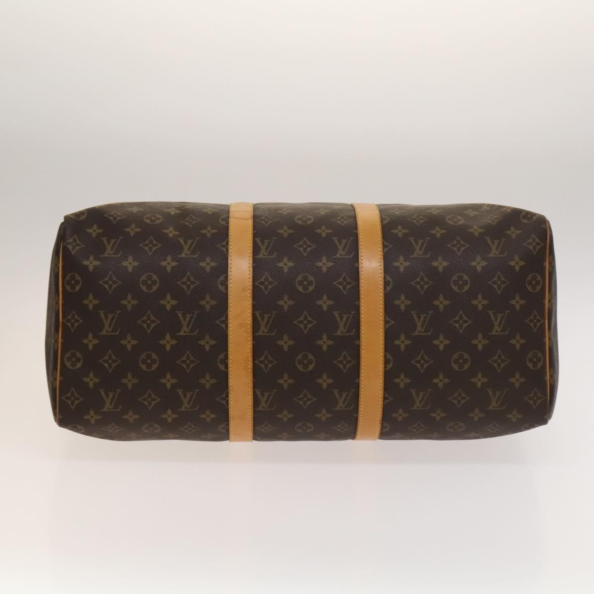 LOUIS VUITTON Monogram Keepall 50 Boston Bag M41426 LV Auth 136779