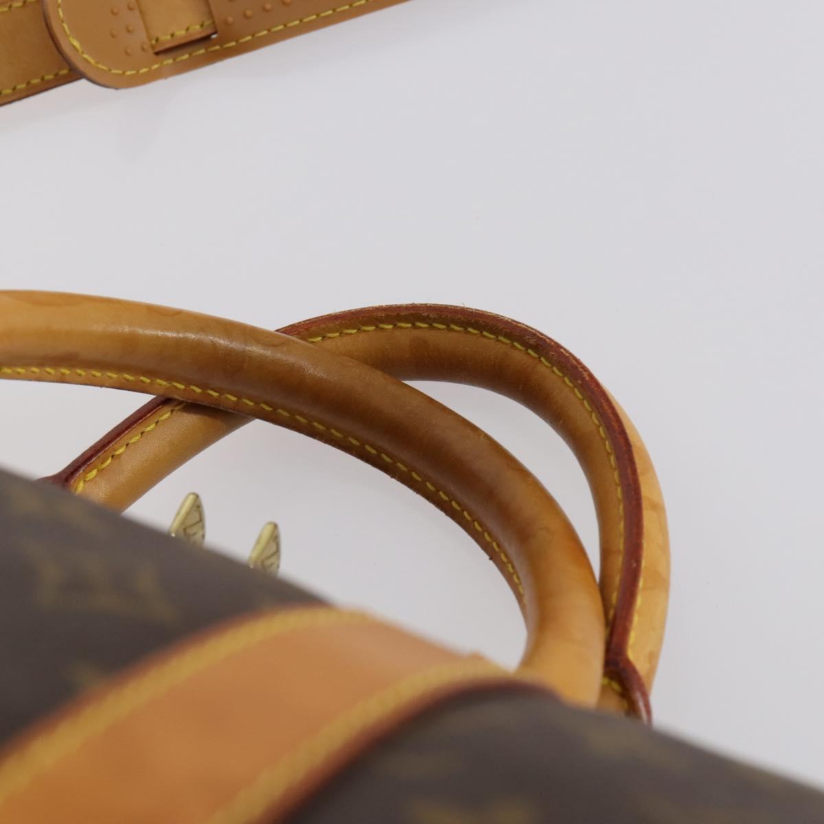 LOUIS VUITTON Monogram Keepall Bandouliere 55 Boston Bag M41414 LV Auth 136784