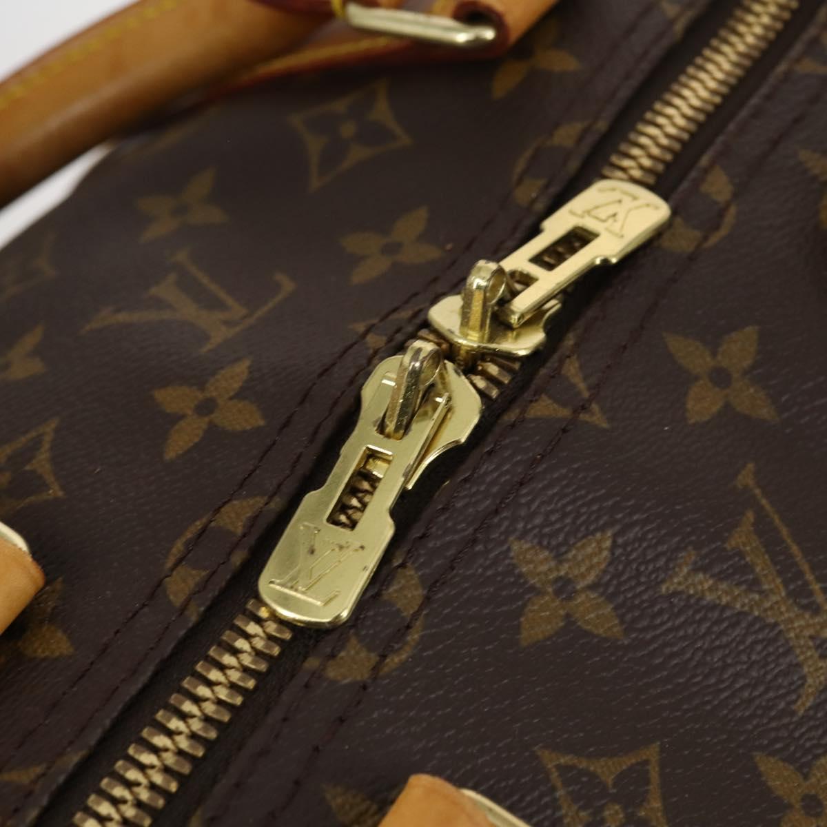 LOUIS VUITTON Monogram Keepall Bandouliere 55 Boston Bag M41414 LV Auth 136784