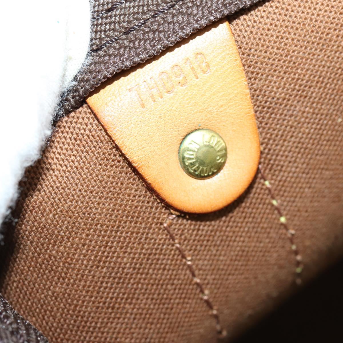 LOUIS VUITTON Monogram Keepall Bandouliere 55 Boston Bag M41414 LV Auth 136784