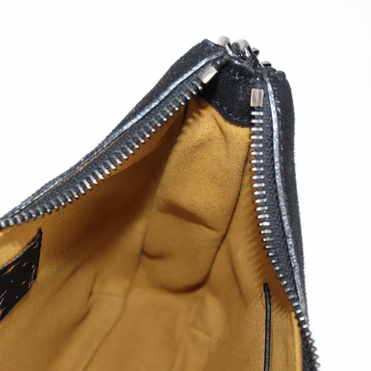 Stella MacCartney Chain Fabera Bag Suede Disney Collaboration Black Auth 136810M