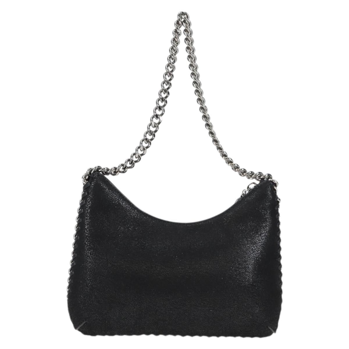 Stella MacCartney Chain Fabera Bag Suede Disney Collaboration Black Auth 136810M