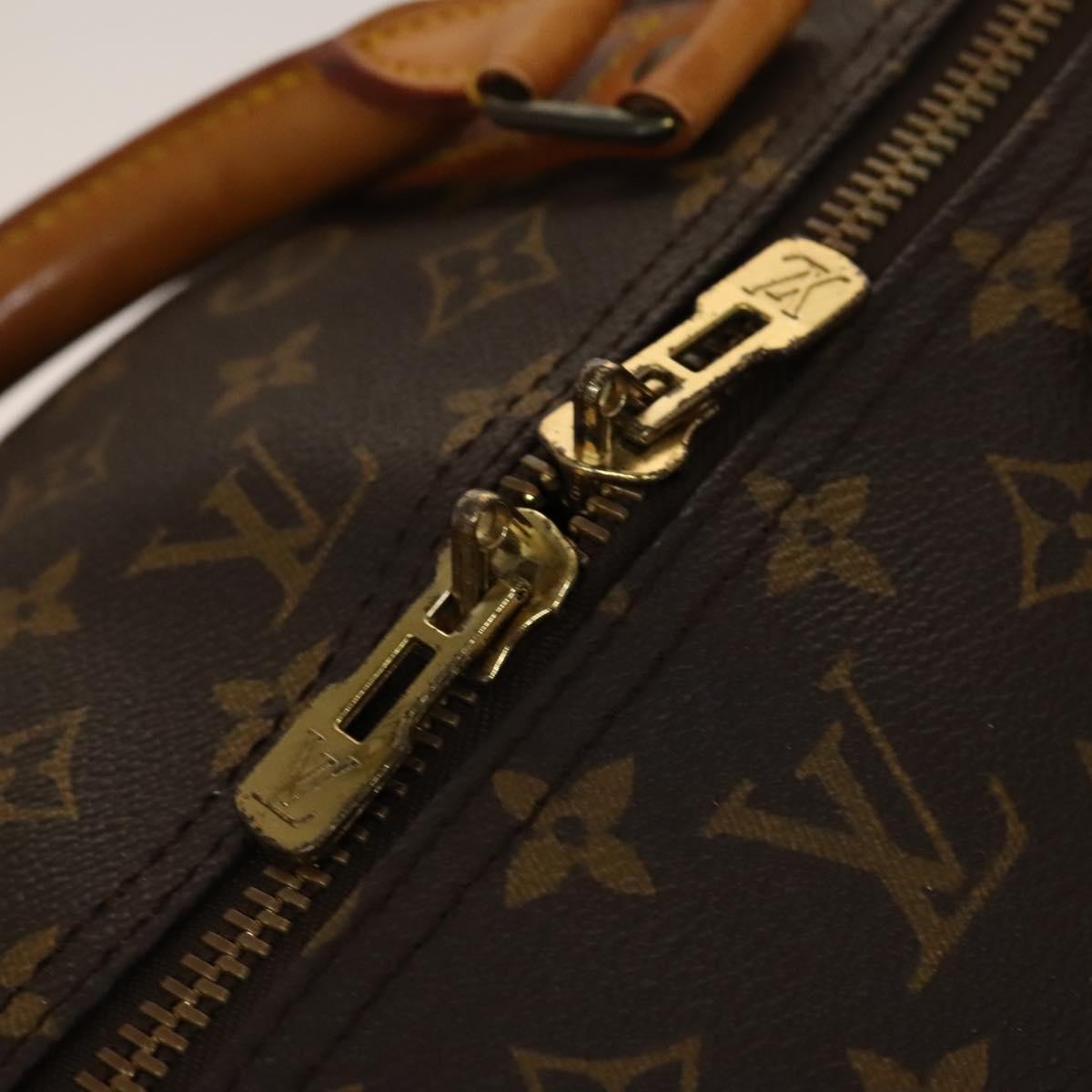 LOUIS VUITTON Monogram Keepall 60 Boston Bag M41422 LV Auth 136833