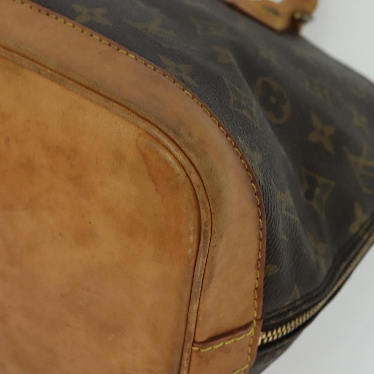 LOUIS VUITTON Monogram Alma Hand Bag M51130 LV Auth 136839