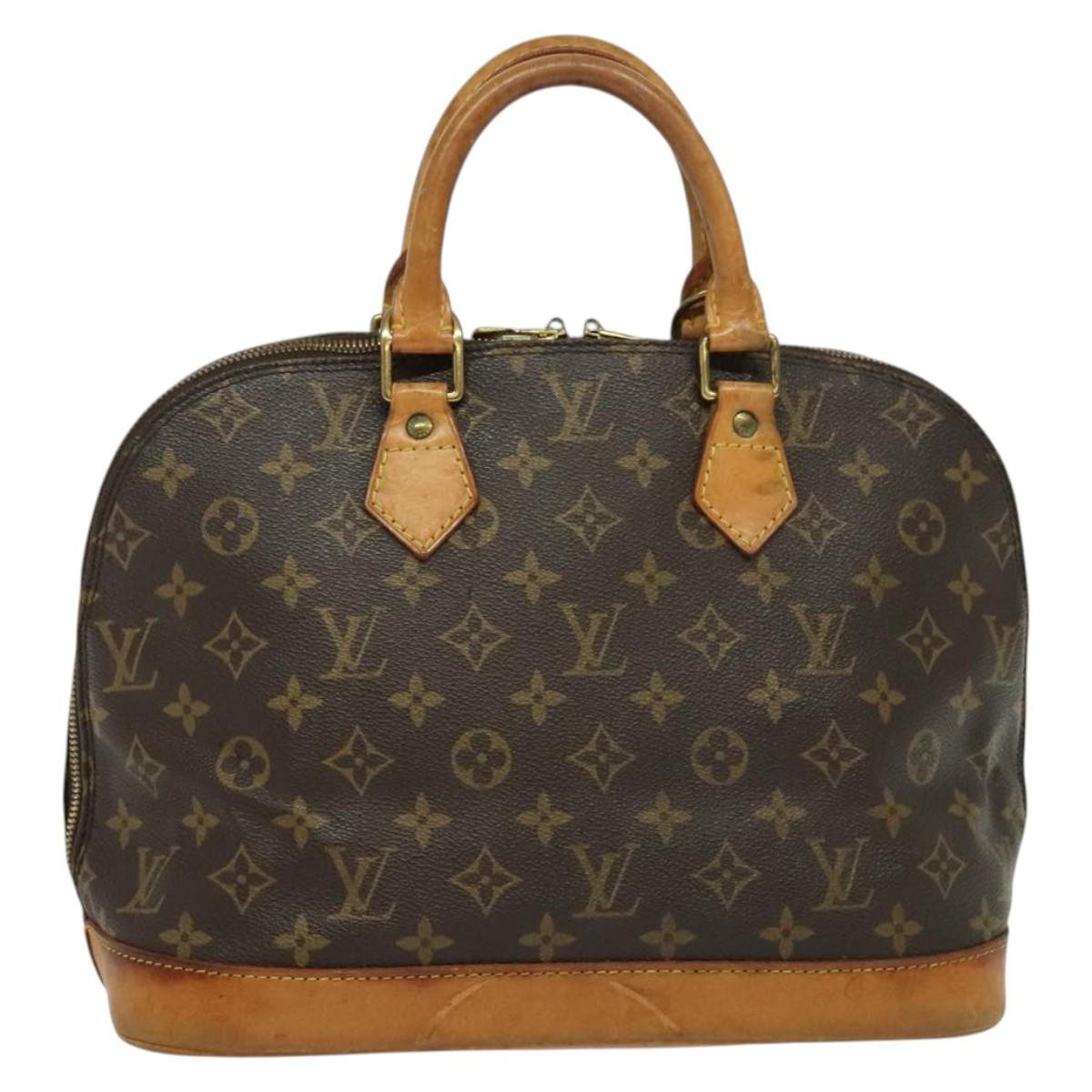 LOUIS VUITTON Monogram Alma Hand Bag M51130 LV Auth 136839