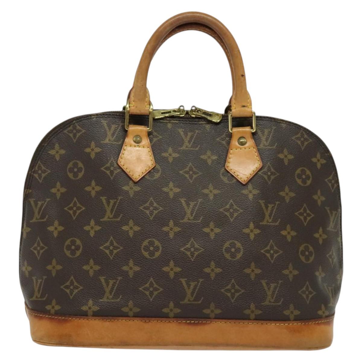 LOUIS VUITTON Monogram Alma Hand Bag M51130 LV Auth 136839