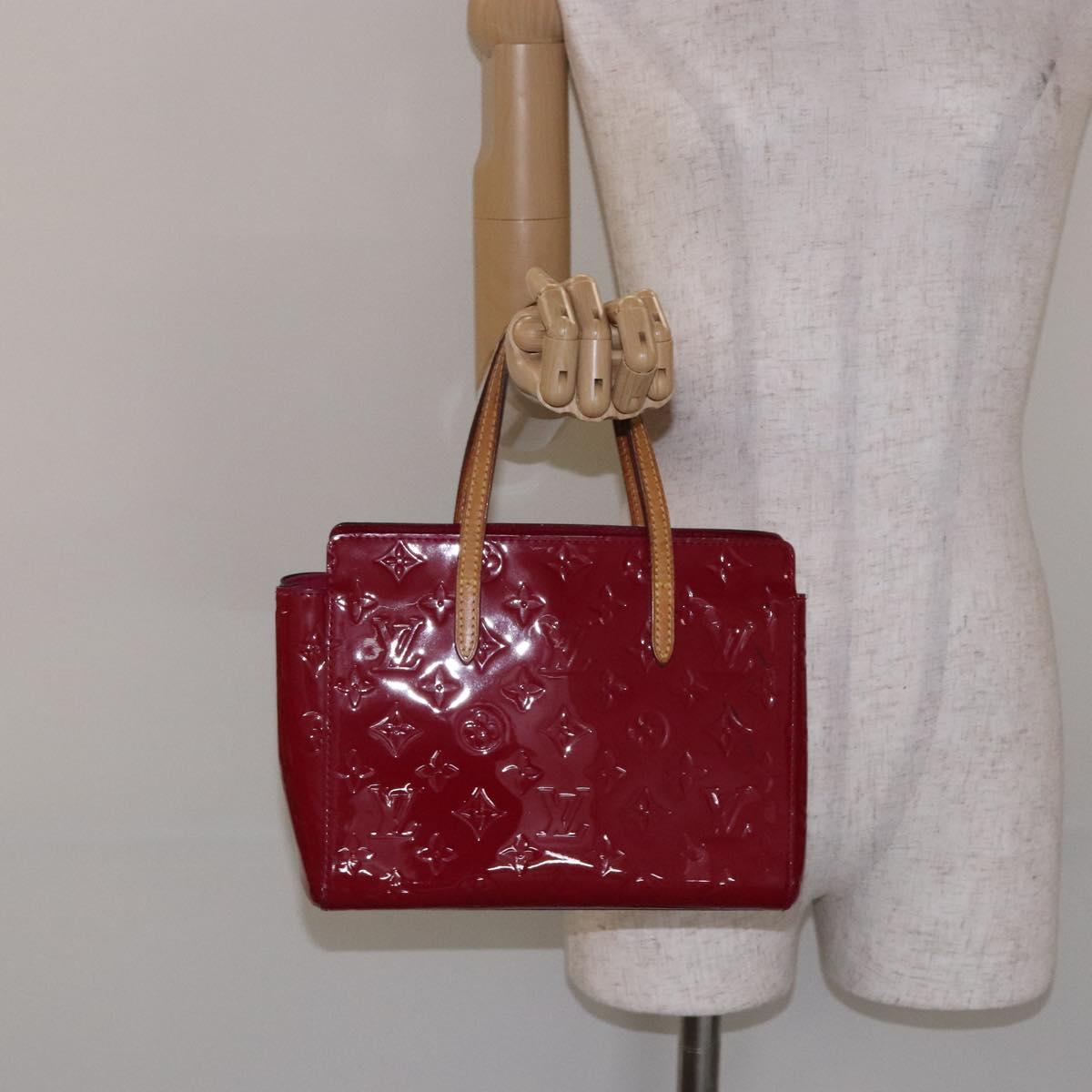 LOUIS VUITTON Monogram Vernis Catalina BB Bag Rose Andian M90016 LV Auth 136845