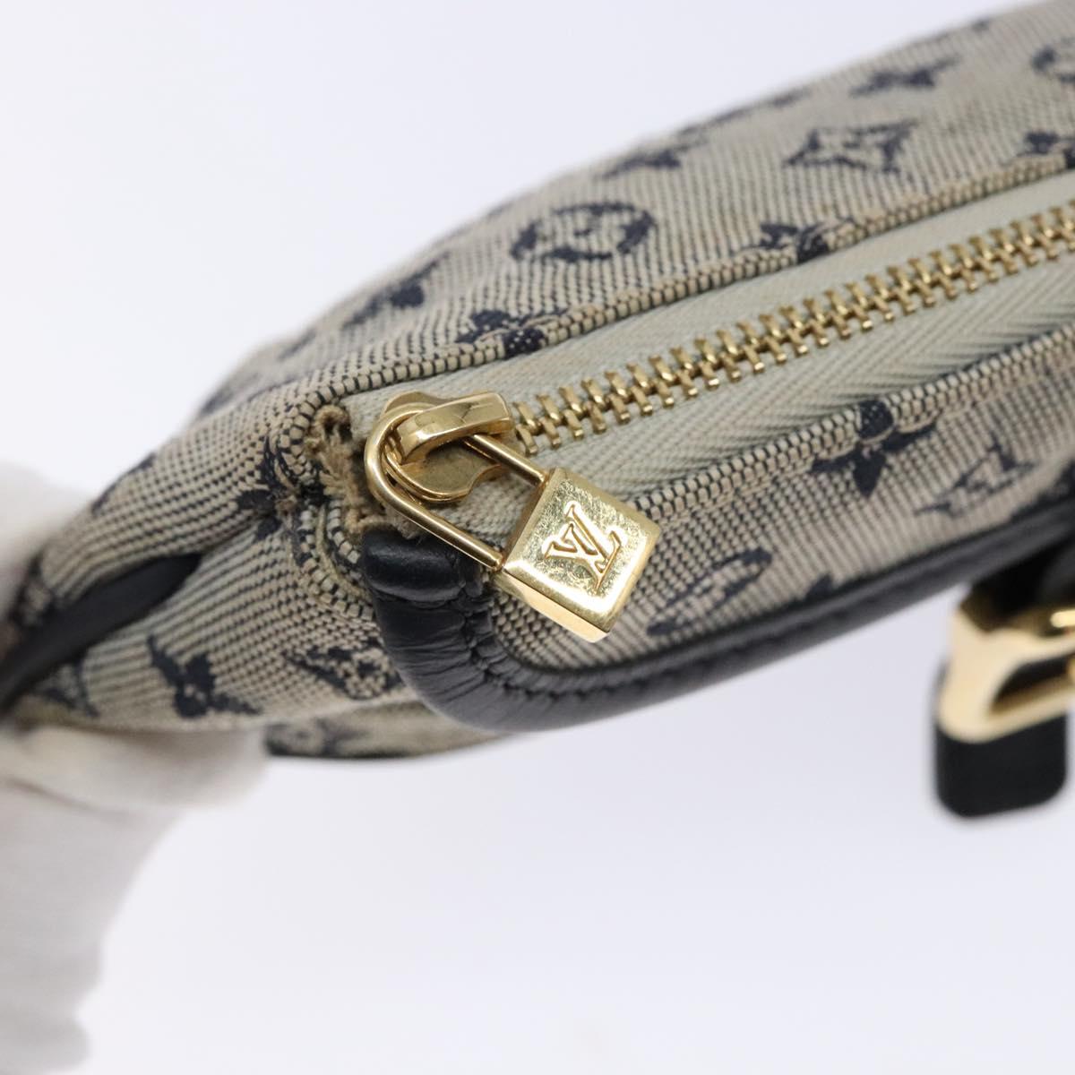 LOUIS VUITTON Monogram Mini Anne Sophie Pouch Blue M92696 LV Auth 136847