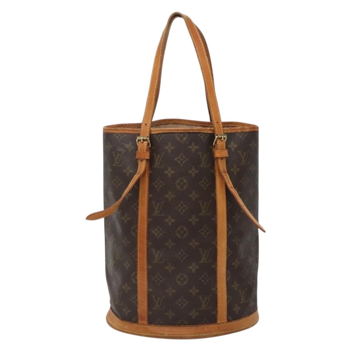 LOUIS VUITTON Monogram Bucket GM Shoulder Bag M42236 LV Auth 136859