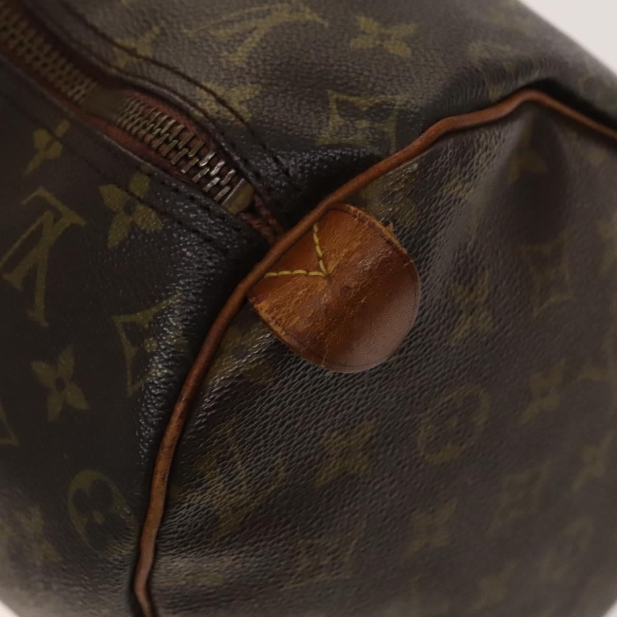 LOUIS VUITTON Monogram Speedy 40 Hand Bag M41522 LV Auth 136865