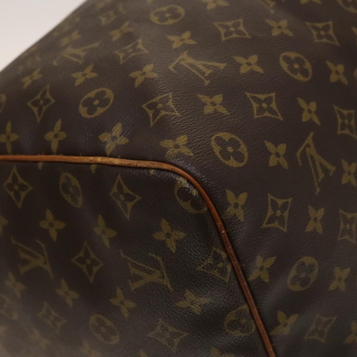 LOUIS VUITTON Monogram Keepall 60 Boston Bag M41422 LV Auth 136866