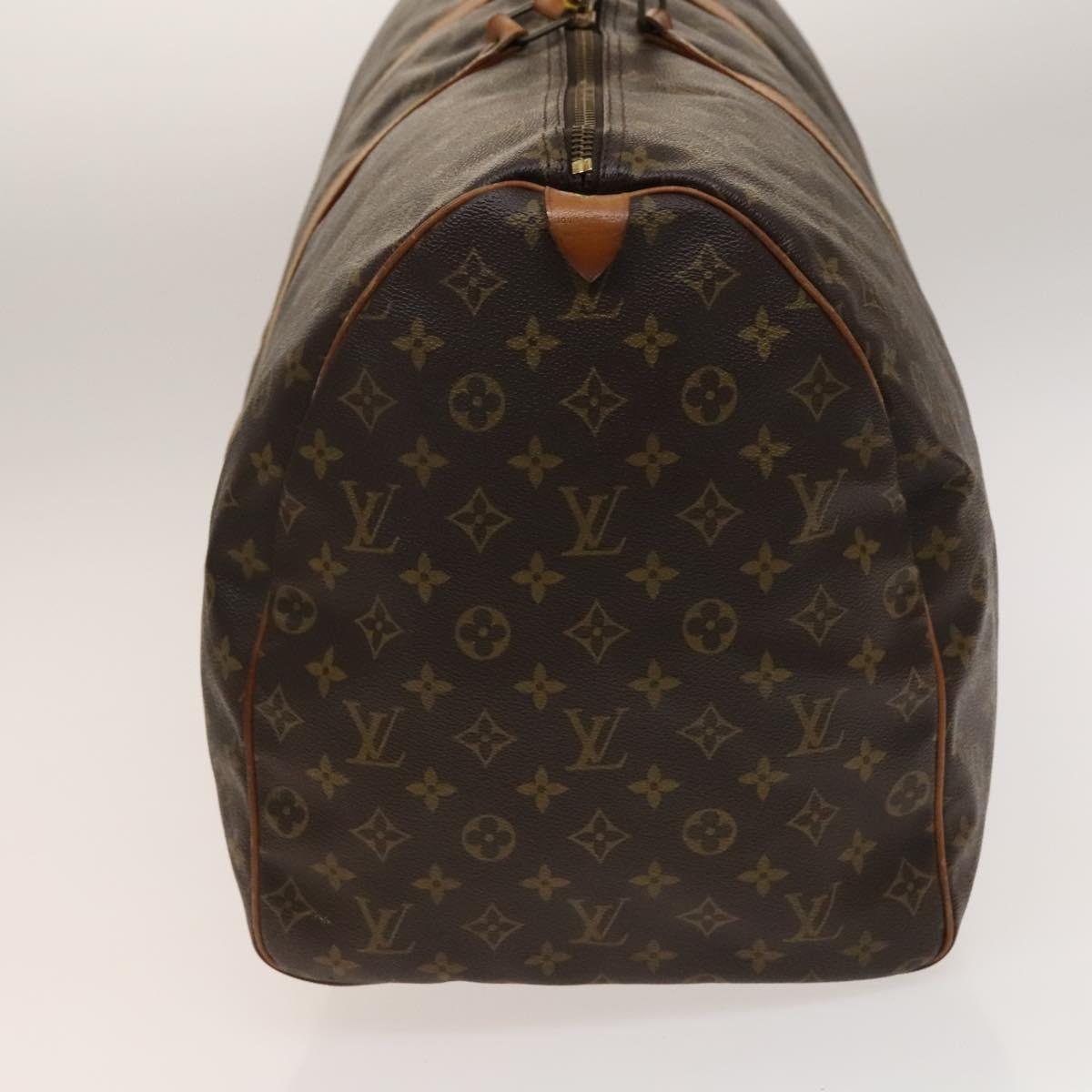 LOUIS VUITTON Monogram Keepall 60 Boston Bag M41422 LV Auth 136866