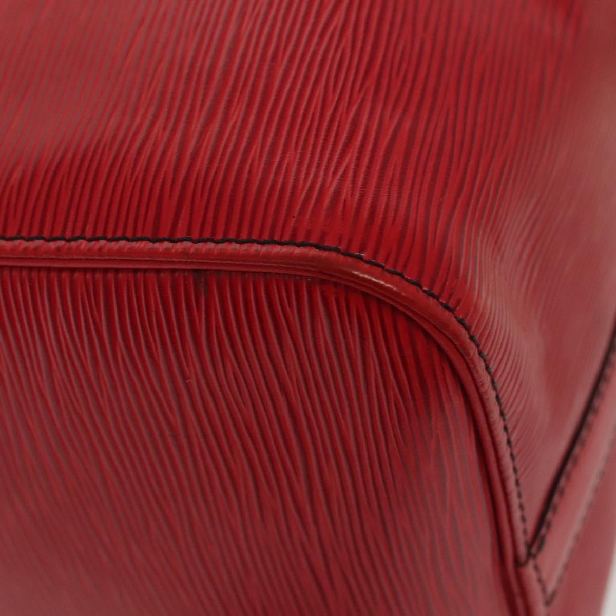 LOUIS VUITTON Epi Speedy 35 Hand Bag Castilian Red M42997 LV Auth 136904