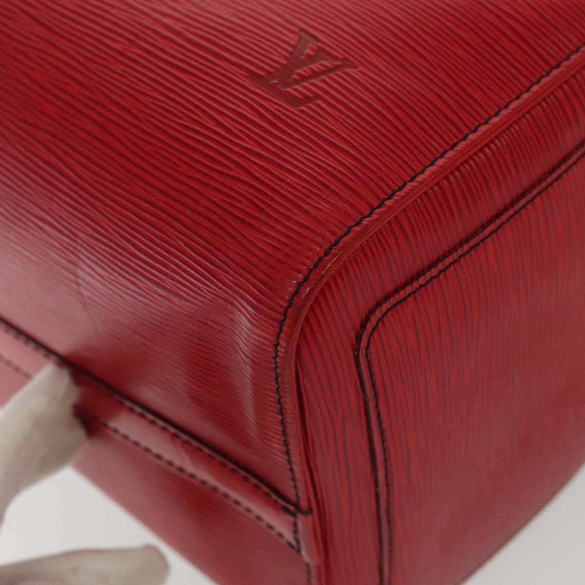 LOUIS VUITTON Epi Speedy 35 Hand Bag Castilian Red M42997 LV Auth 136904