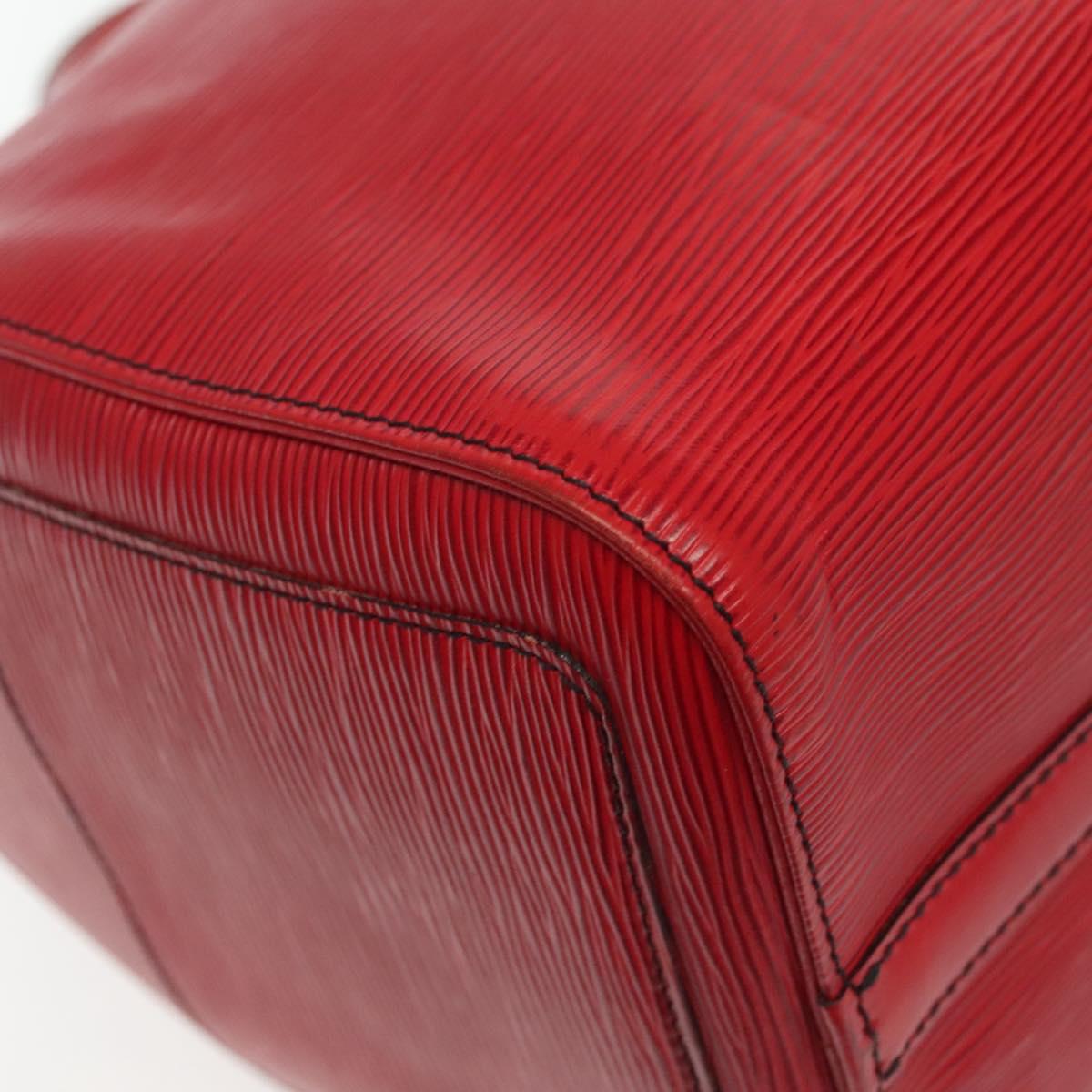 LOUIS VUITTON Epi Speedy 35 Hand Bag Castilian Red M42997 LV Auth 136904