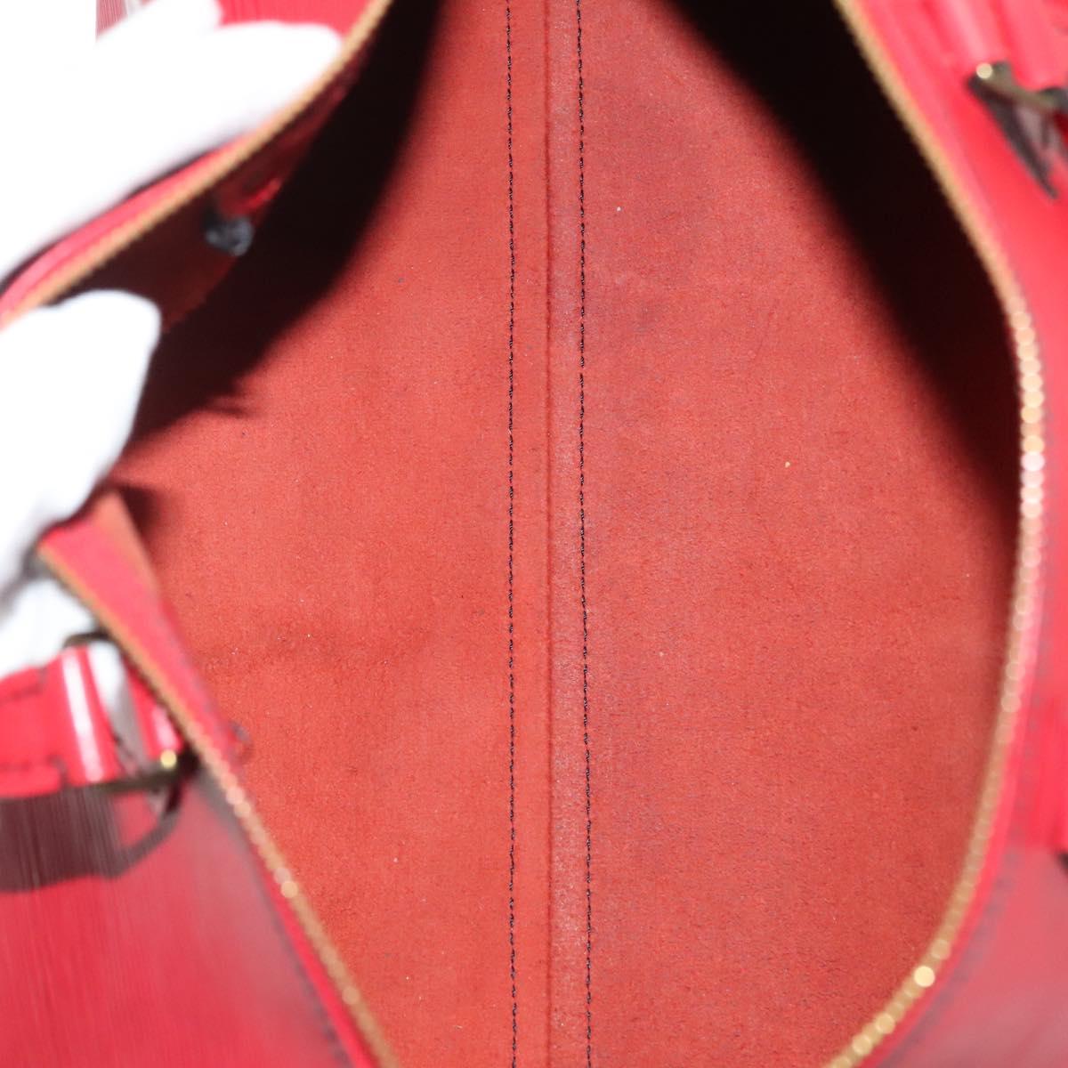 LOUIS VUITTON Epi Speedy 35 Hand Bag Castilian Red M42997 LV Auth 136904